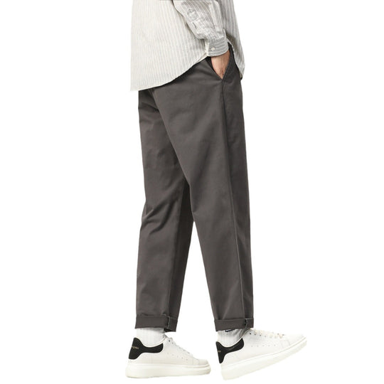 Herren Leichte Baumwoll-Mix-Hose mit elastischem Kordelbund und geradem Bein Nord Taschen