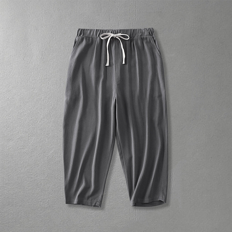 Damen Locker geschnittene Freizeit-Hose mit elastischem Bund und Tunnelzug Nord Taschen