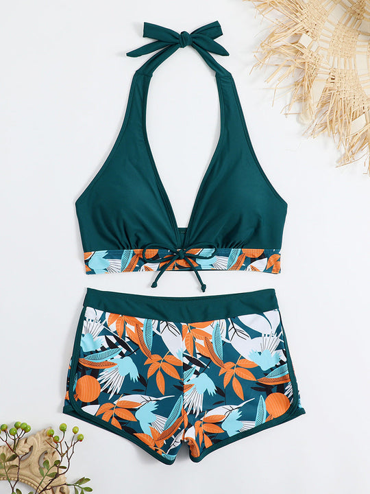 Damen Sportliches Bikini-Set mit verdecktem Bauch