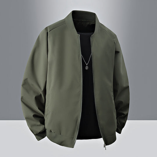 Herren Bomberjacke mit hohem Kragen und praktischen Taschen Nord Taschen
