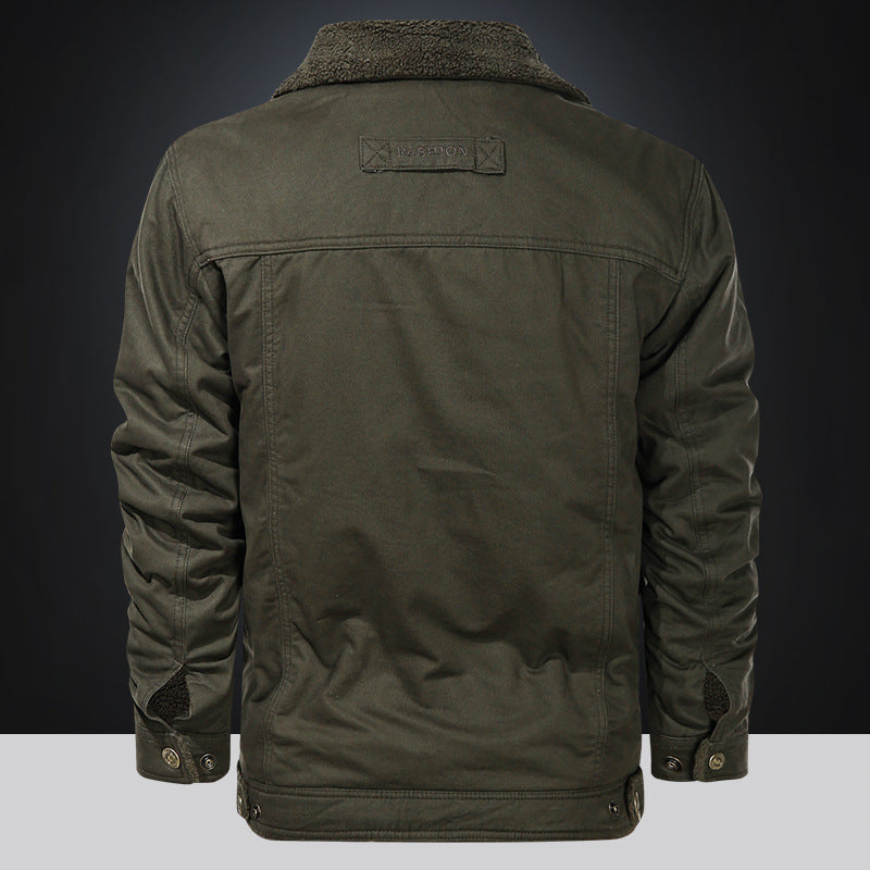 Herren warme Outdoor-Jacke Nord Taschen