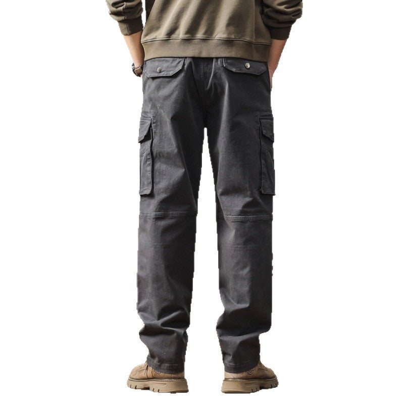 Herren Robuste Relaxed-Fit Cargohose mit verstärkten Knien und Mehrfach-Taschen Nord Taschen