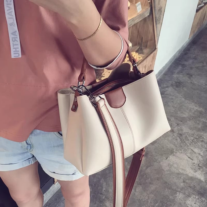 Damen Hobo-Tasche aus hochwertigem Kunstleder mit abnehmbarem Schulterriemen Nord Taschen