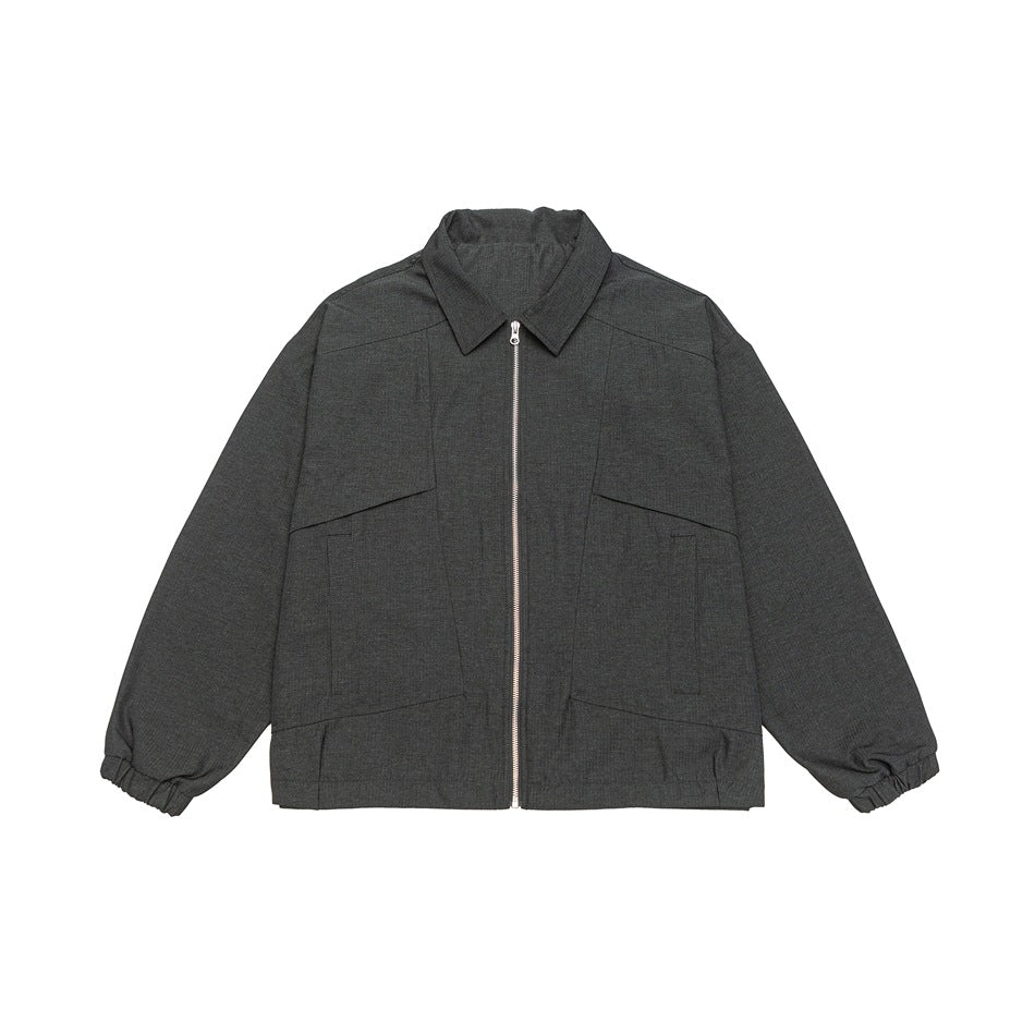 Unisex Kurzblouson im Boxy‑Cut mit durchgehendem Reißverschluss und Pattentaschen Nord Taschen