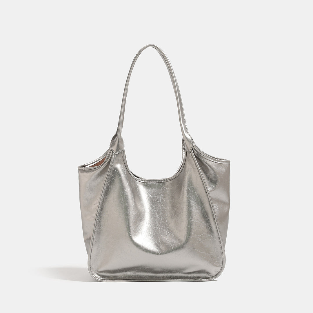 Damen modische Tote-Tasche mit glänzender Oberfläche Nord Taschen