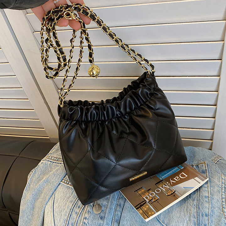Damen elegante Umhängetasche mit gepufftem Design Nord Taschen