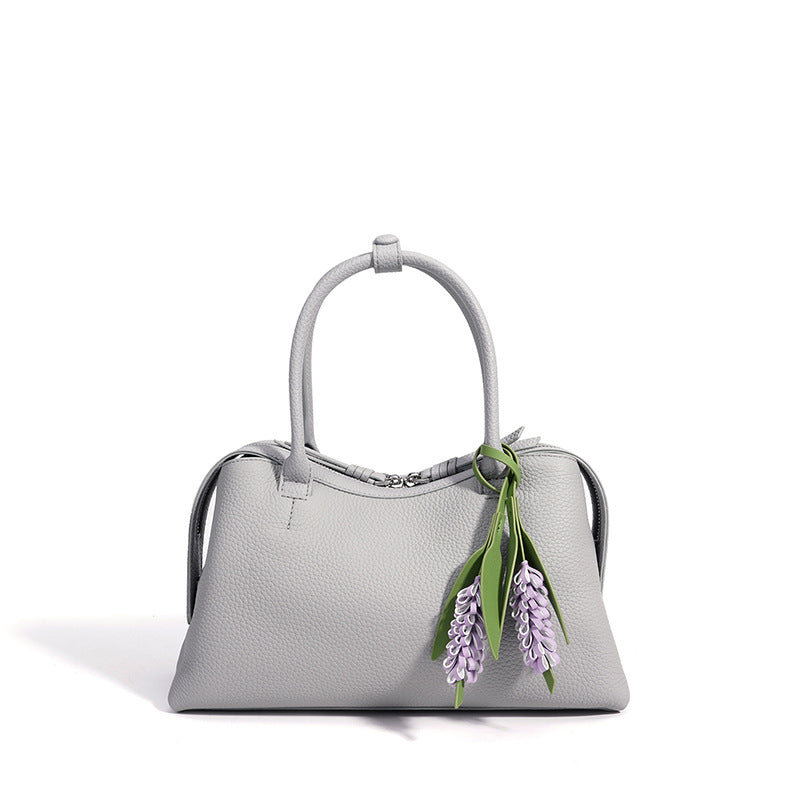 Damen moderne Handtasche mit einzigartigem Blumenanhänger Nord Taschen