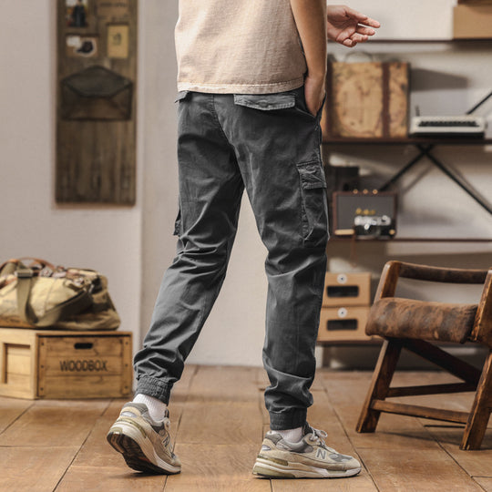 Herren Carpenter-Style Cargohose mit Zip-Knöchel, verstärkten Kniepaneelen und multifunktionalen Taschen Nord Taschen