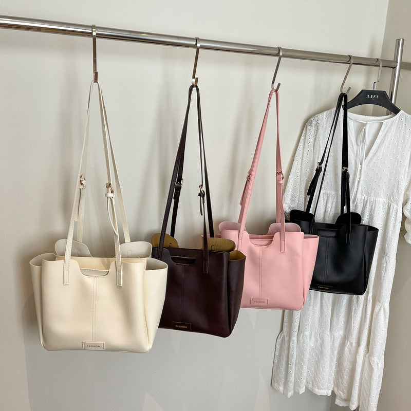 Damen stilvolle Hochformat-Handtasche mit verstellbarem Schulterriemen Nord Taschen