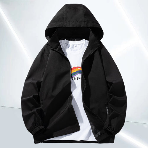 Unisex Minimalistische Softshell-Hoodie mit wasserabweisender Beschichtung, Kapuze & verdeckten Reißverschlusstaschen Nord Taschen