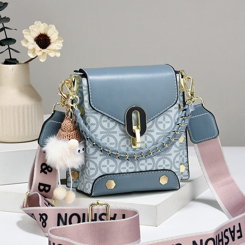 Damen Umhängetasche mit kreativem Muster und verstellbarem Schulterriemen Nord Taschen