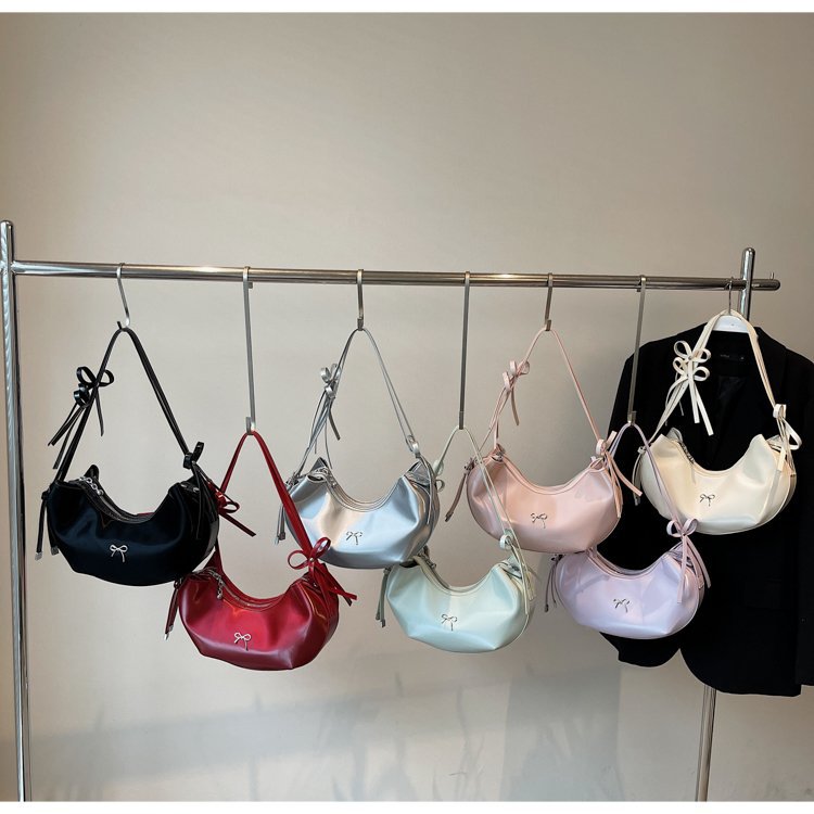 Damen elegante Umhängetasche mit modischen Schleifendetails Nord Taschen