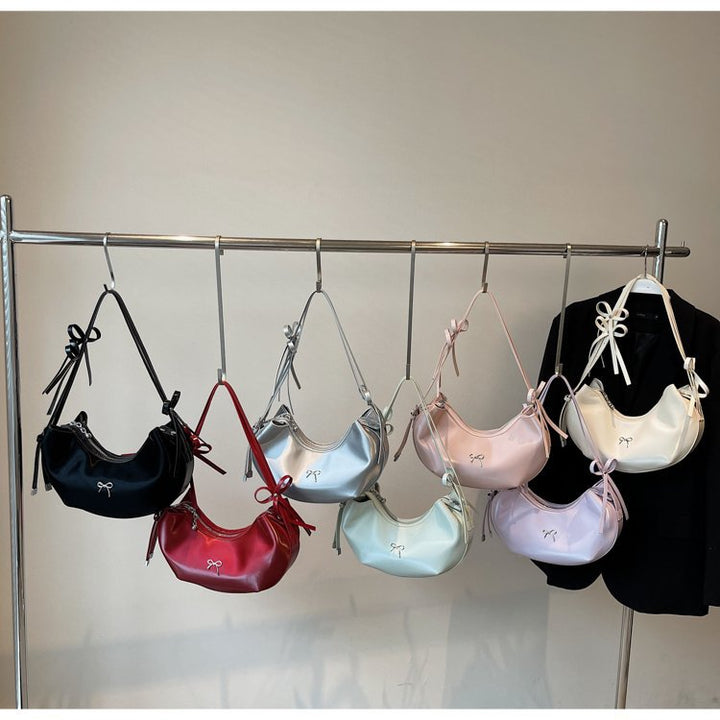 Damen elegante Umhängetasche mit modischen Schleifendetails Nord Taschen