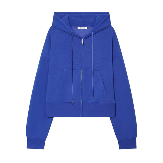 Damen Weite High‑Waist Jersey-Hose mit Tunnelzug und weitem Bein Nord Taschen