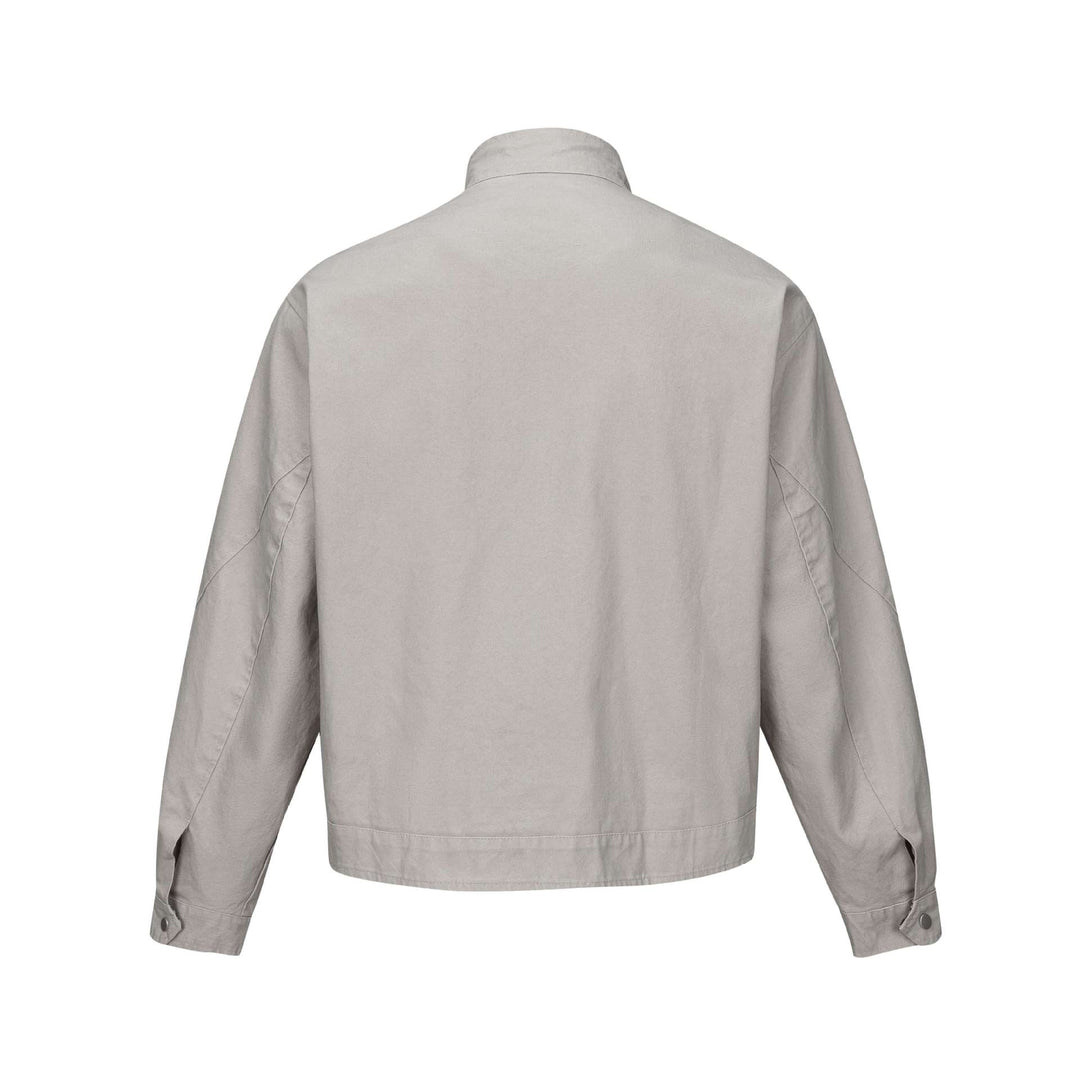 Herren Kurz geschnittener Boxy‑Blouson mit Stehkragen, Reißverschluss und Brustzippern Nord Taschen