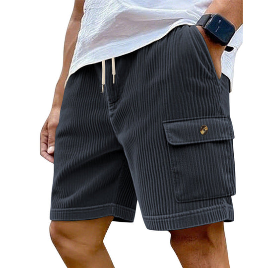 Herren Cargo-Shorts mit schmalem Schnitt und praktischen Seitentaschen