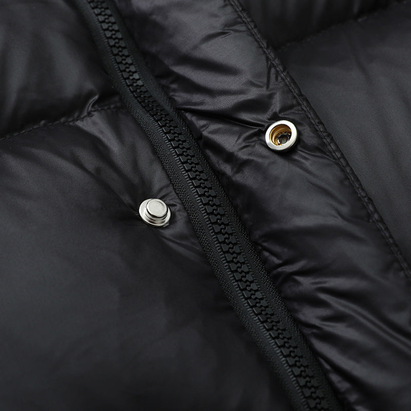 Damen Lange Daunenjacke Nord Taschen