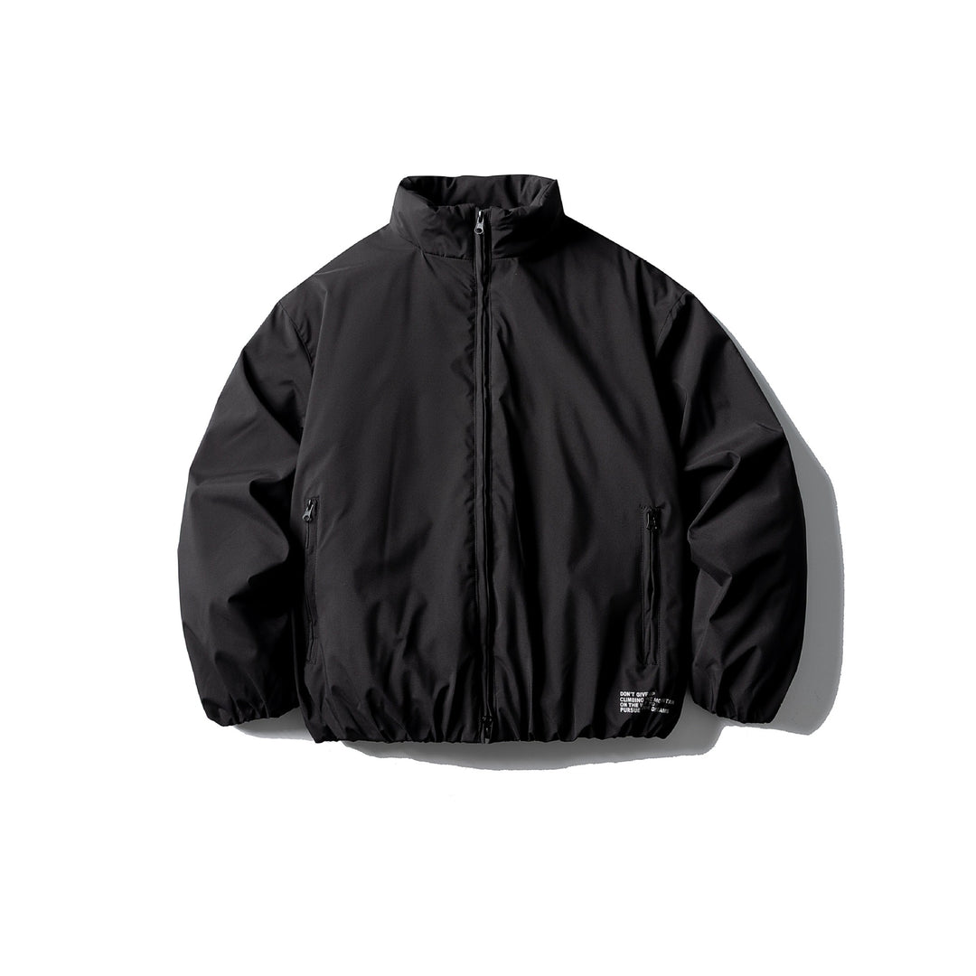 Unisex Kurzboxy Thermoblouson mit hohem Stehkragen, elastischem Saum und verdecktem Reißverschluss Nord Taschen