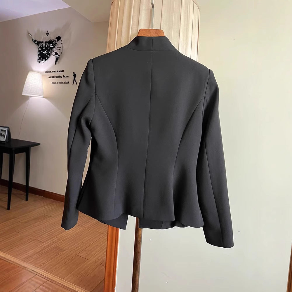 Damen Eleganter Blazer mit asymmetrischem Schnitt Nord Taschen