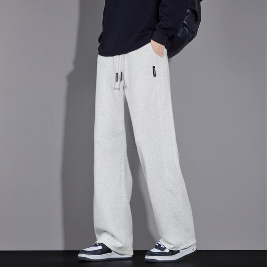 Herren Locker geschnittene Sweatpants mit Kordelzug und geradem Bein Nord Taschen