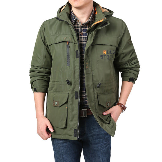 Herren Praktische Übergangsjacke mit mehreren Taschen Nord Taschen