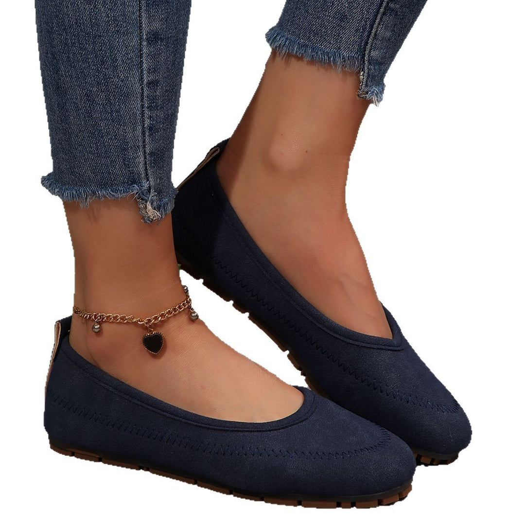 Damen  komfortable Ballerina-Slipper mit gepolstertem Komfortfußbett und rutschfester Profilsohle Nord Taschen