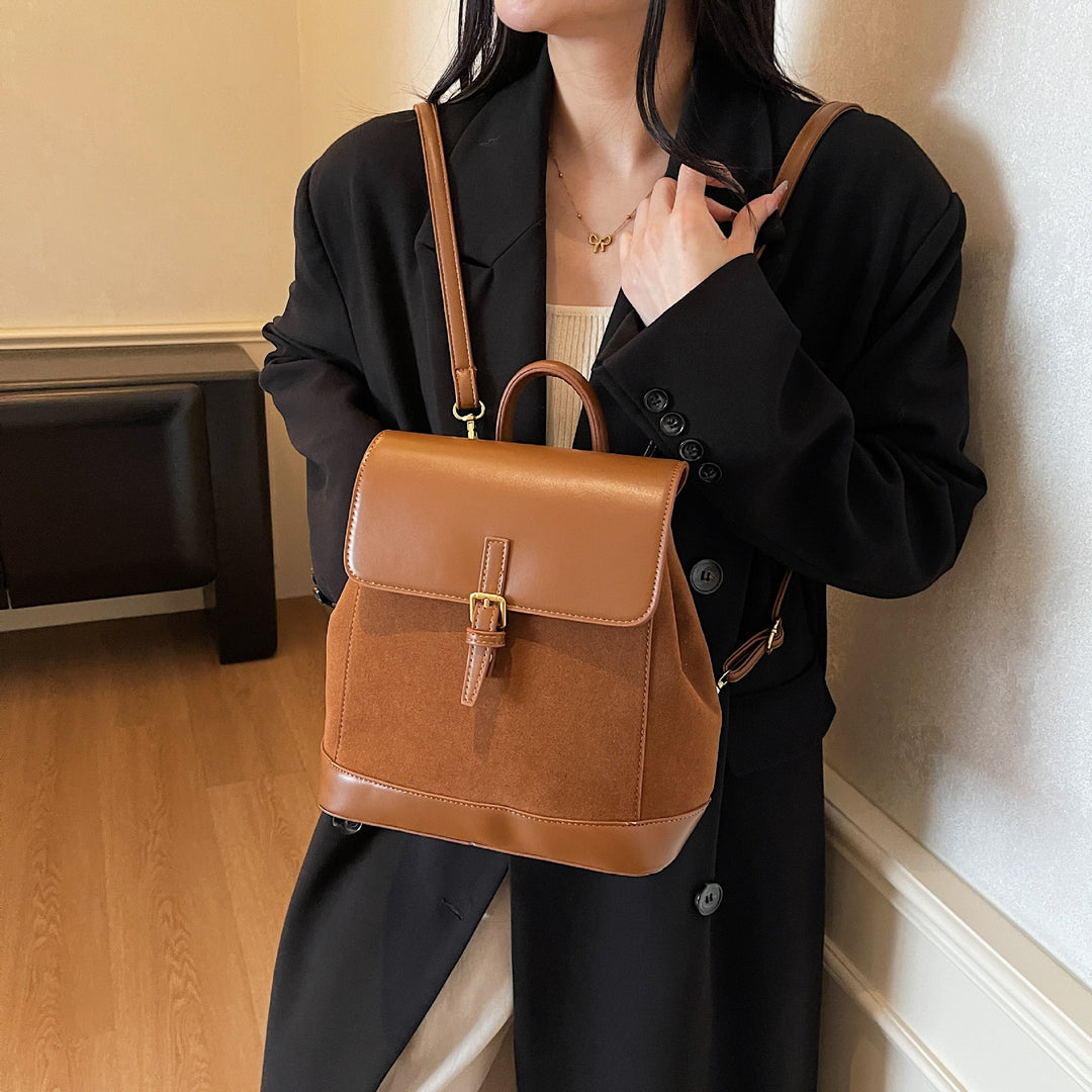 Damen klassische Rucksack-Handtasche mit abnehmbarem Schulterriemen Nord Taschen