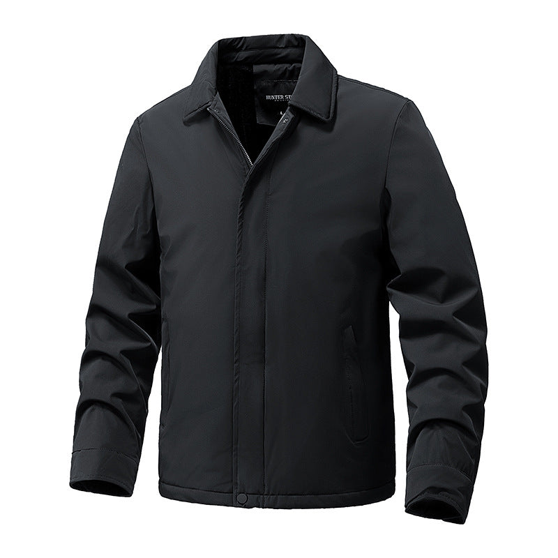Herren Leichter wasserabweisender Stehkragen-Blouson mit Thermofutter Nord Taschen