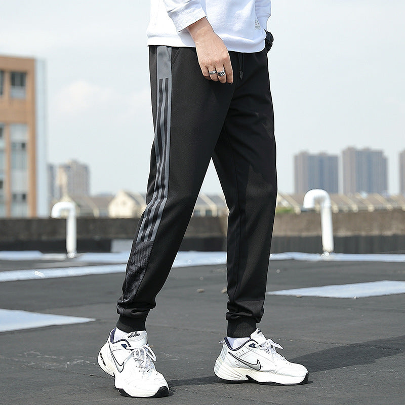 Herren Slim‑Fit Trainingshose mit elastischem Bund, Kordelzug und gerippten Bündchen Nord Taschen