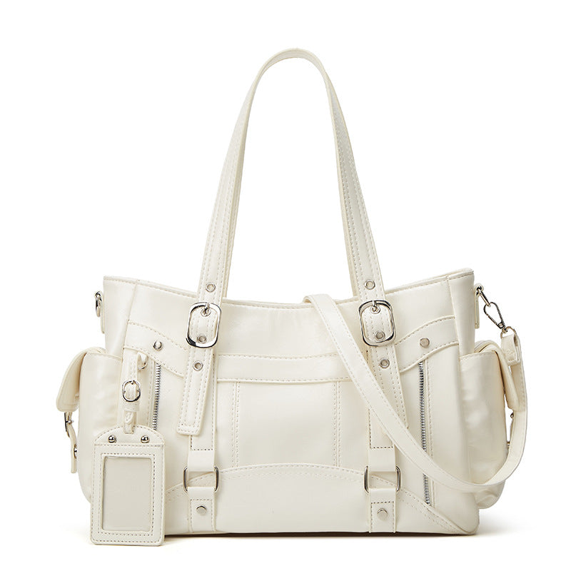 Damen Handtasche mit verstellbarem Trageriemen und mehreren Fächern Nord Taschen