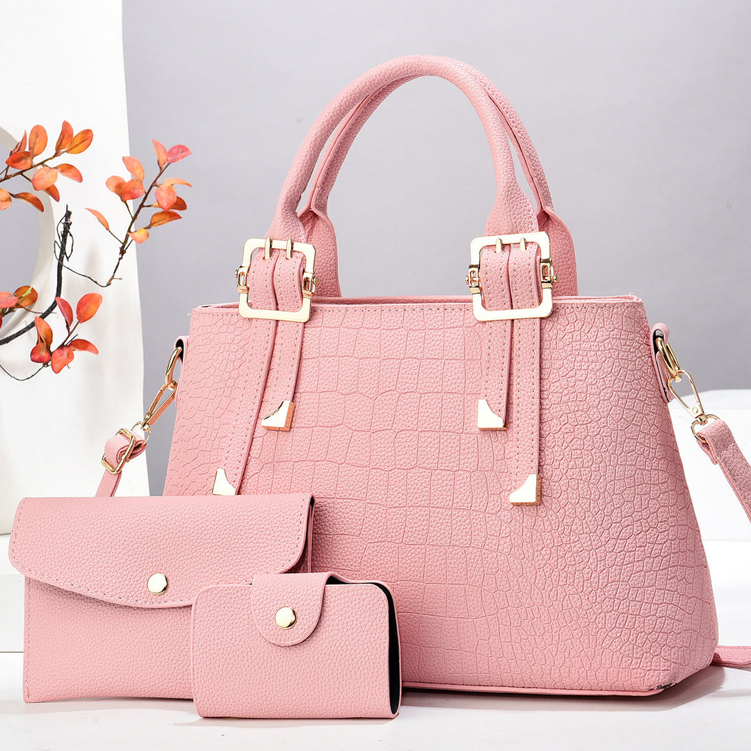 Damen luxuriöse Handtasche mit abnehmbarem Portemonnaie Nord Taschen