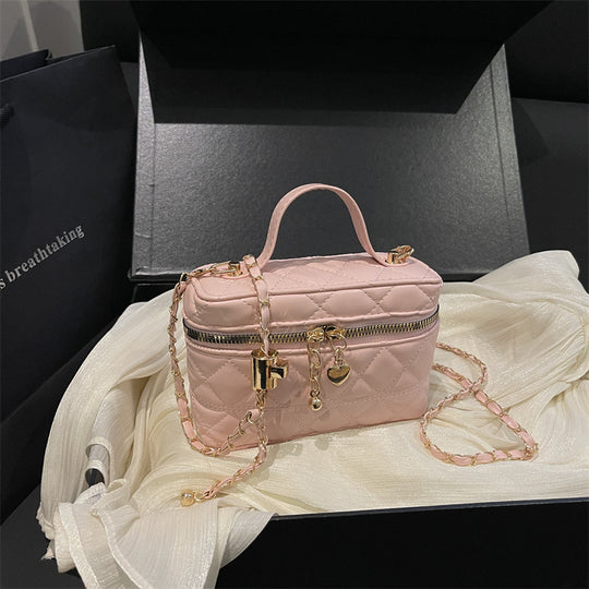 Damen elegante gesteppt Mini-Handtasche mit abnehmbarem Schulterriemen Nord Taschen