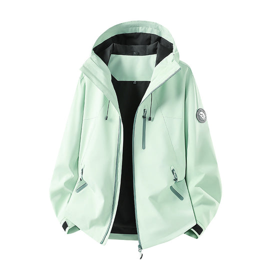 Herren Wasserdichte Softshell-Jacke mit Kapuze und atmungsaktiver Membran Nord Taschen