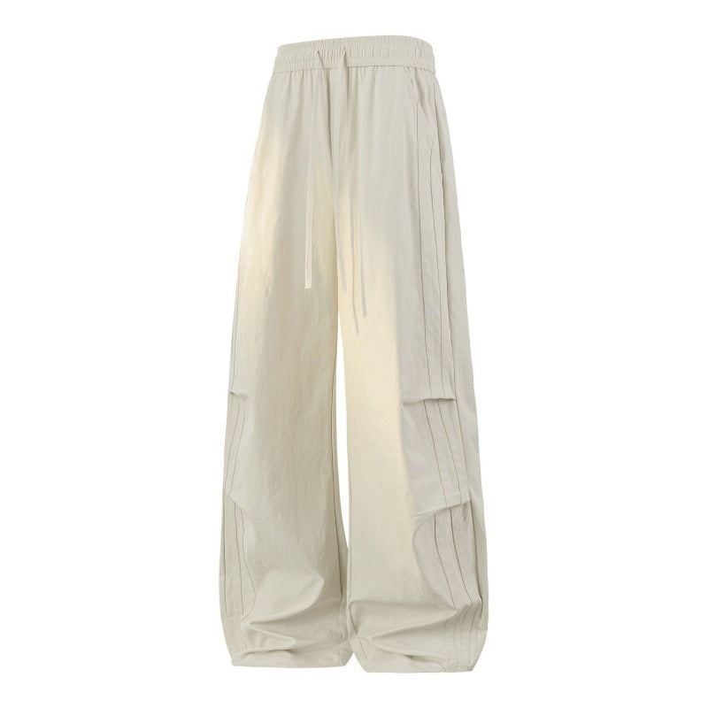 Damen Weite Lagen-Loungehose mit Cargo-Details & elastischem Tunnelzug Nord Taschen