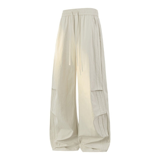 Damen Weite Lagen-Loungehose mit Cargo-Details & elastischem Tunnelzug Nord Taschen