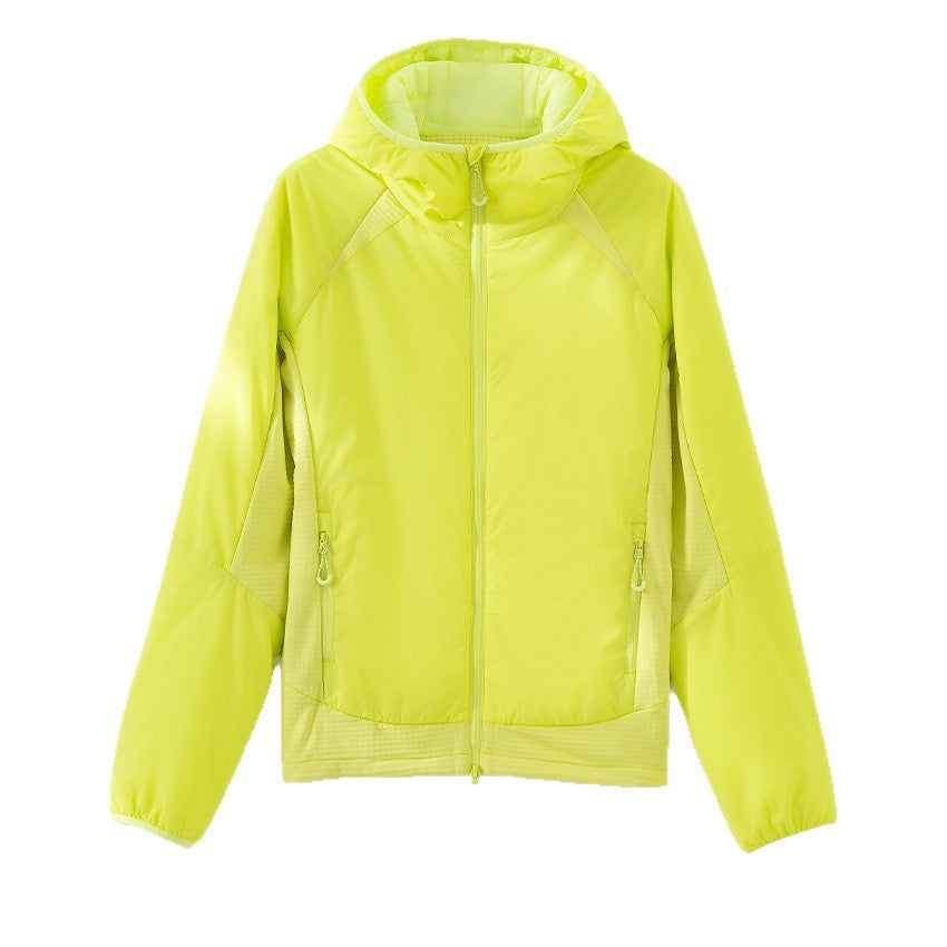 Damen Leichte Wind- und Thermojacke mit Kapuze, gesteppter Innenlage und Zweiwege-Reißverschluss Nord Taschen