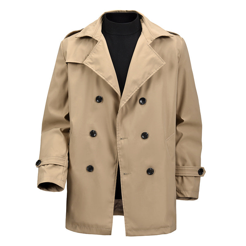 Herren Modische Trenchcoat Nord Taschen
