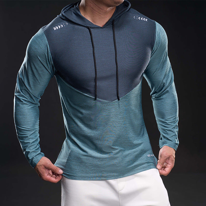 Herren Slim-Fit Trainings-Hoodie mit atmungsaktivem Stretchmaterial Nord Taschen
