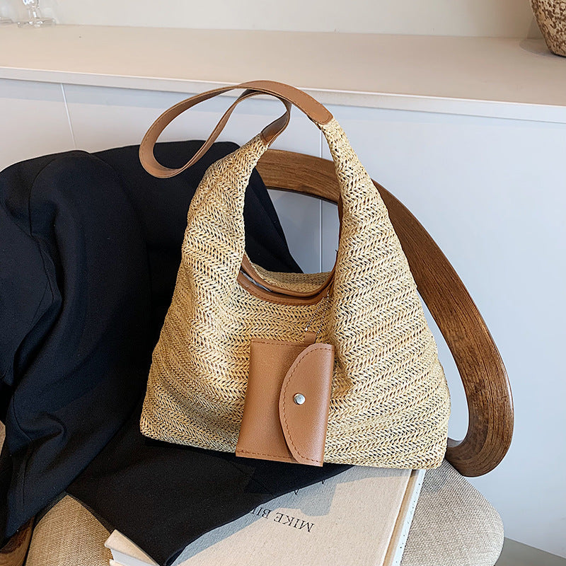 Nord Taschen | für Damen - Bunte Schultertasche aus Baumwolle mit praktischer Zusatztasche