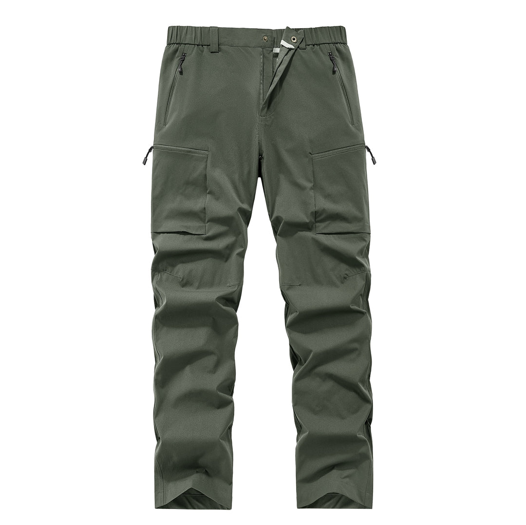 Herren Multifunktionale Cargo-Reisehose mit elastischem Bund, Reißverschlusstaschen und Knieverstärkung Nord Taschen