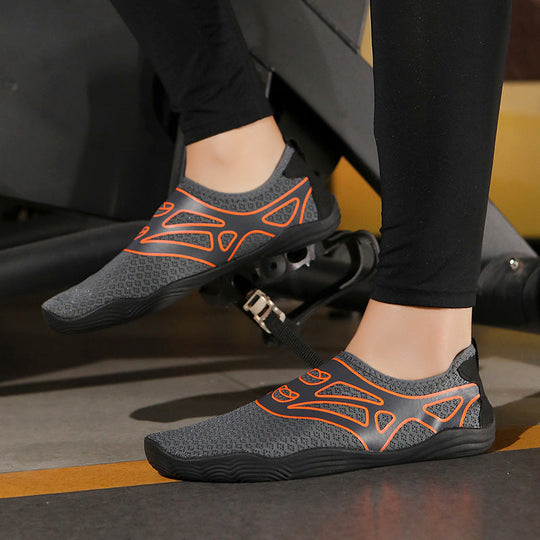 Damen Atmungsaktive Fitness-Schuhe mit rutschfester Sohle