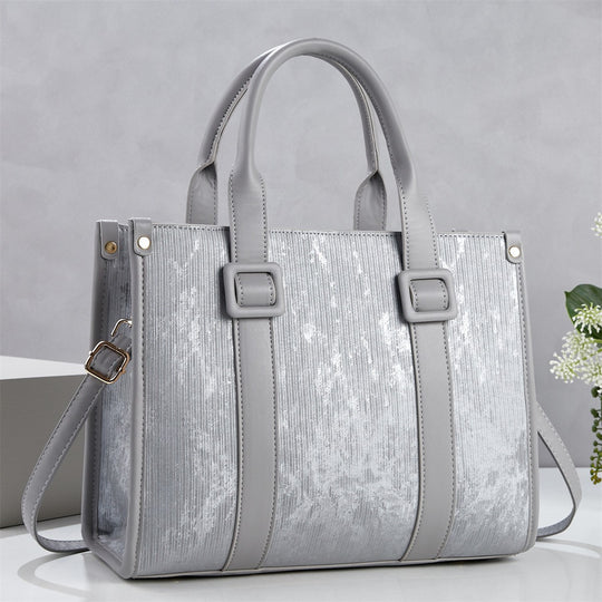Damen elegante Handtasche mit einzigartiger Textur und abnehmbarem Schultergurt Nord Taschen