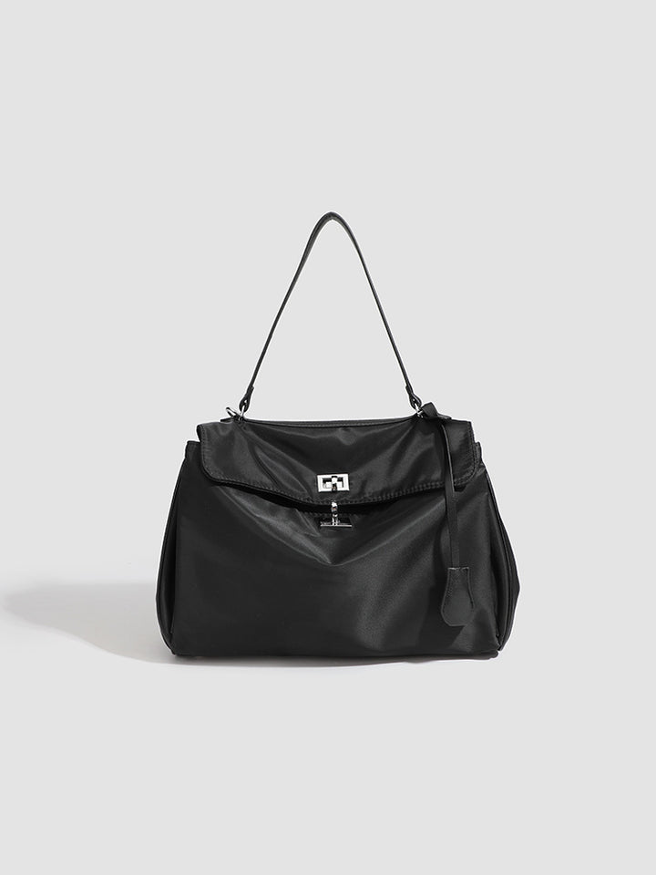 Damen Schultertasche mit eleganter Klappenoptik und praktischen Innentaschen Nord Taschen