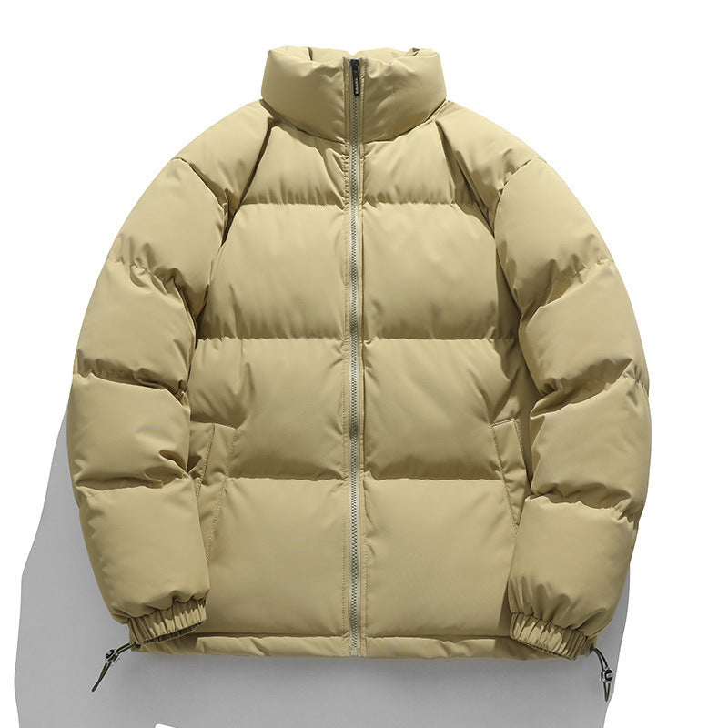Unisex Wattierte Stepp-Übergangsjacke mit hohem Kragen und verstellbarem Saum Nord Taschen