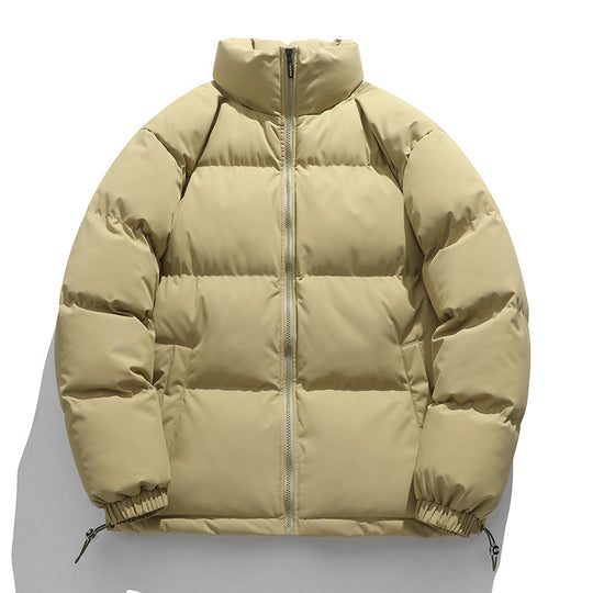 Unisex Wattierte Stepp-Übergangsjacke mit hohem Kragen und verstellbarem Saum Nord Taschen