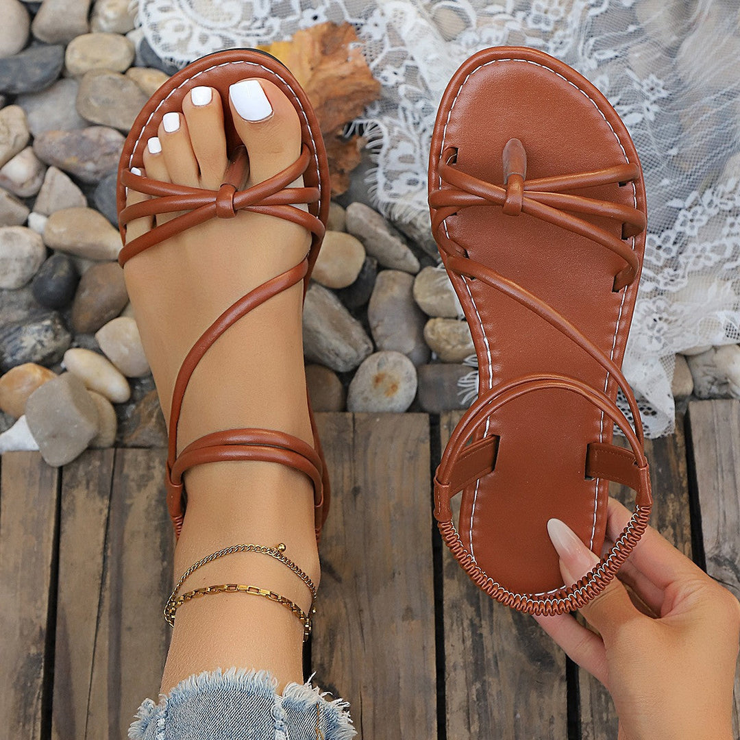 Damen elegante Strandsandalen
