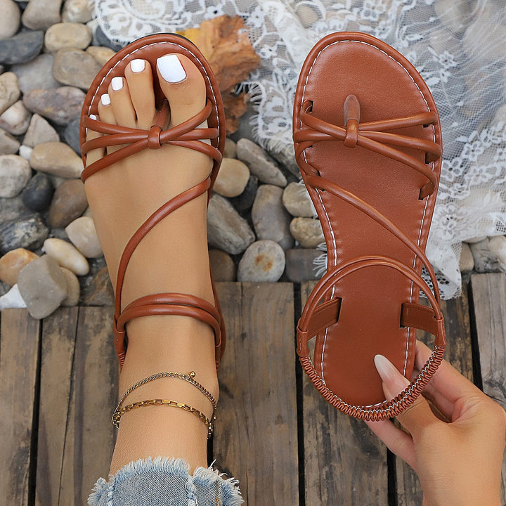 Damen elegante Strandsandalen