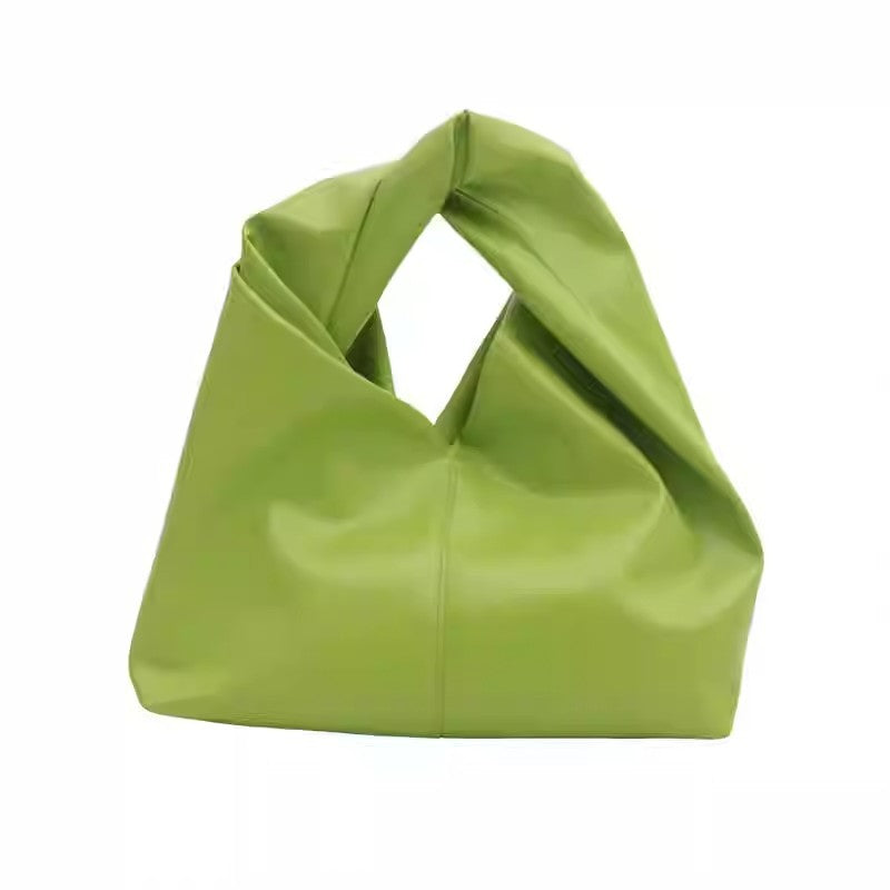 Damen Hobo-Tasche aus weichem Kunstleder mit innovativem Knotenverschluss Nord Taschen