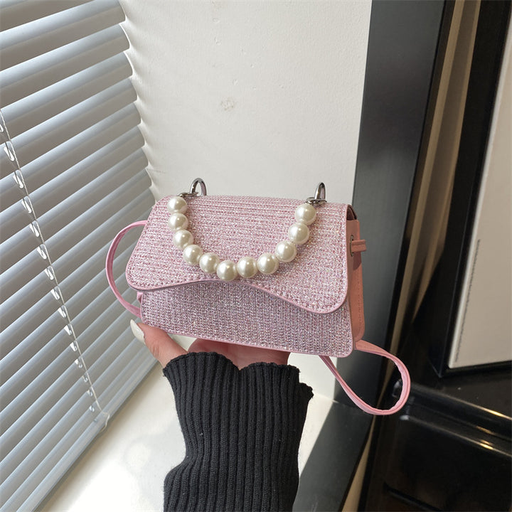Damen Mini-Handtasche mit Perlenakzent Nord Taschen