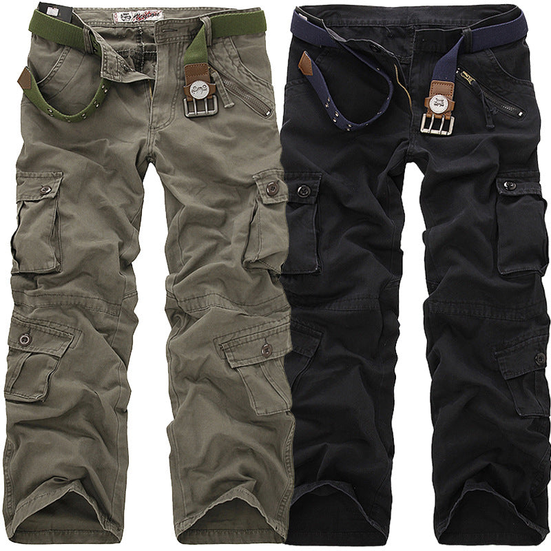 Herren Cargo-Hose mit elastischem Bund und vielseitigen Taschen - Vittorelli